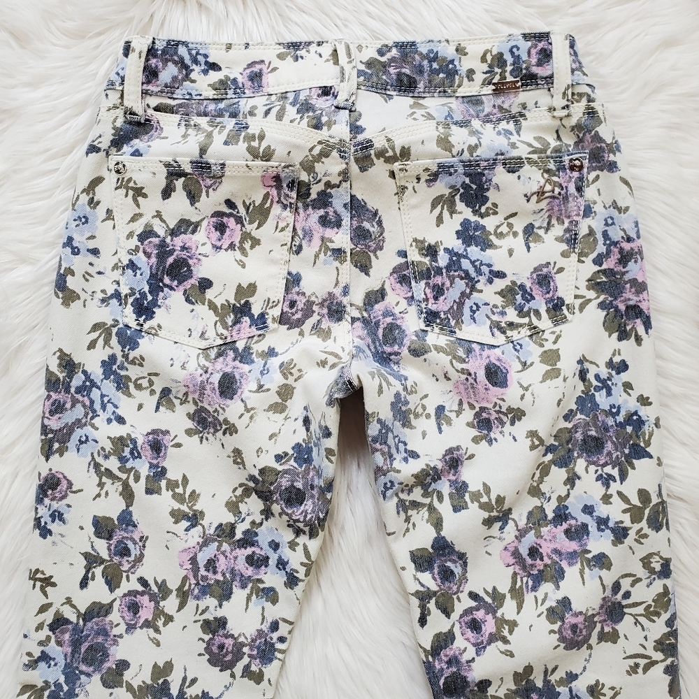 DL1961 Angel Katniss Floral Skinny Ankle Jeans - Picture 7 of 14